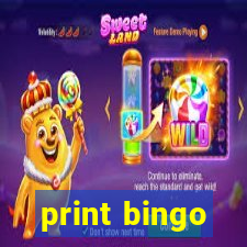 print bingo